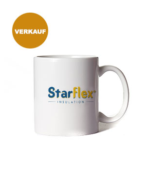 Produits StraFlex - Isolation de la maison : toiture, murs, sol - Produit marketing : tasse